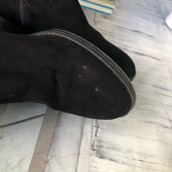 Black Suede Booties - Picture 5 of 8